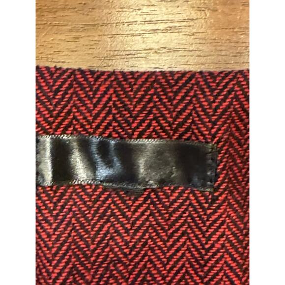 Large Red Herringbone Vest For Under Tuxedo Or Just To Dress Preppy - Picture 6 of 14